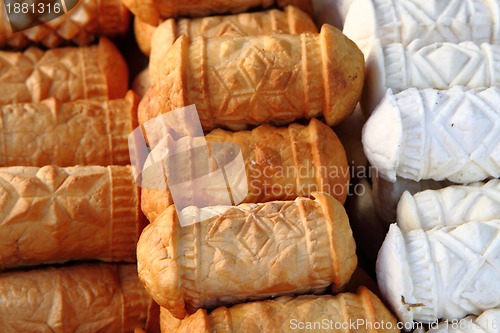 Image of czech and slovak cheese background