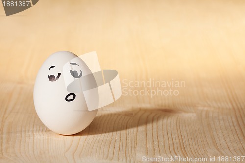 Image of confused drawn face expression