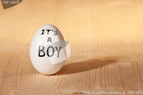 Image of it's a boy concept