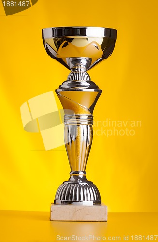 Image of shiny golden first place award