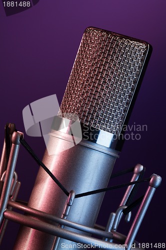 Image of Fancy mic on the stage