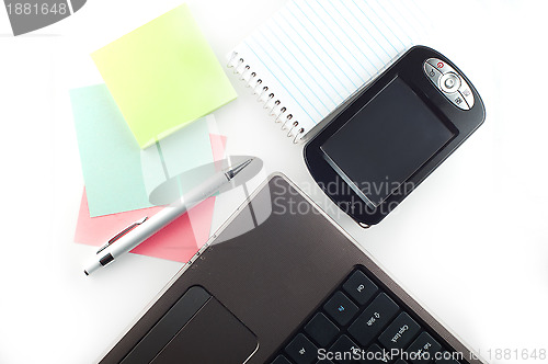 Image of Notebook and pen