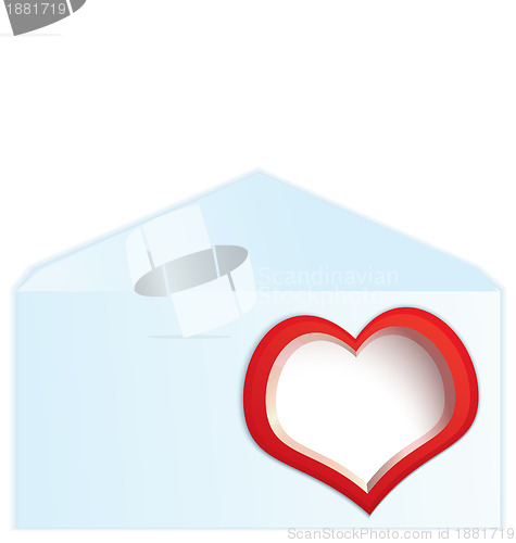 Image of Red heart address space