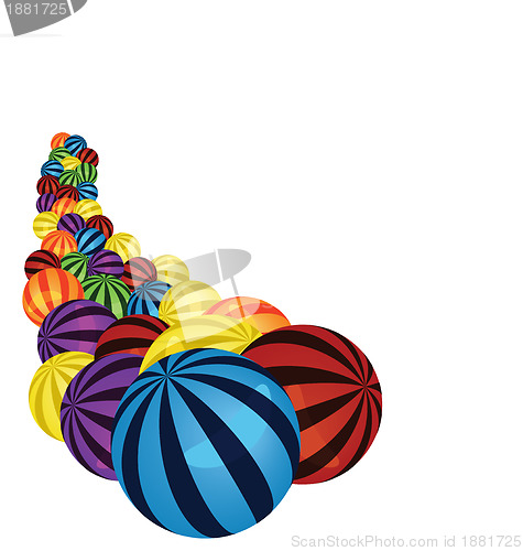 Image of Colorful balls corner