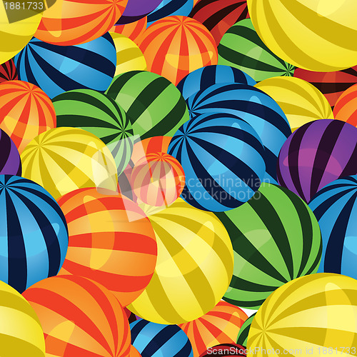 Image of Colorful balls seamless