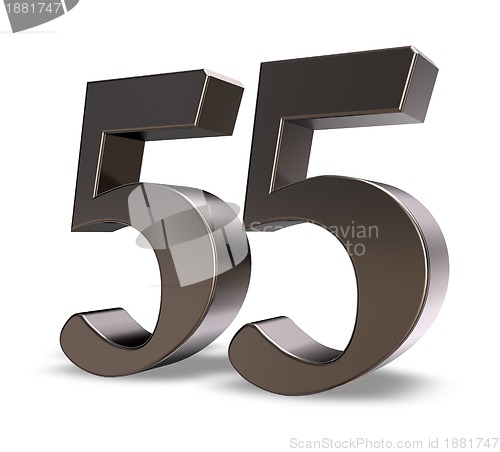 Image of number fifty five