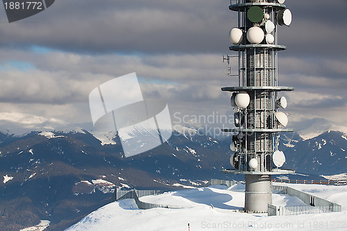 Image of Communication antenna tower