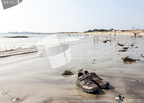 Image of Shoes on the Beach