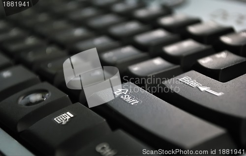 Image of Black keyboard