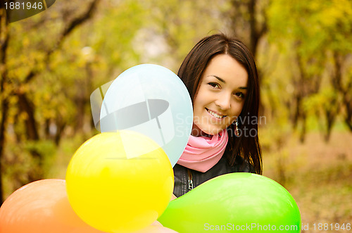 Image of autumn portrait