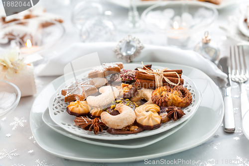 Image of Assortment of Christmas cookies