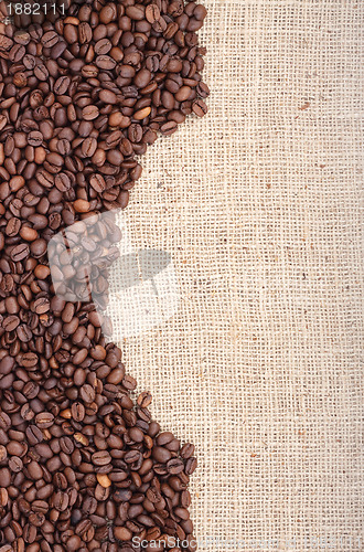 Image of Brown roasted coffee beans.