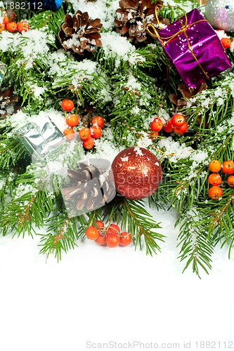 Image of Christmas background. Eve framework