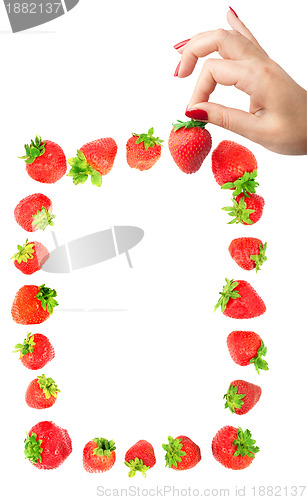 Image of Strawberry in the hand
