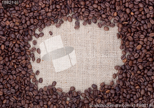 Image of Brown roasted coffee beans