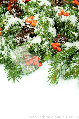 Image of Christmas background. Eve framework