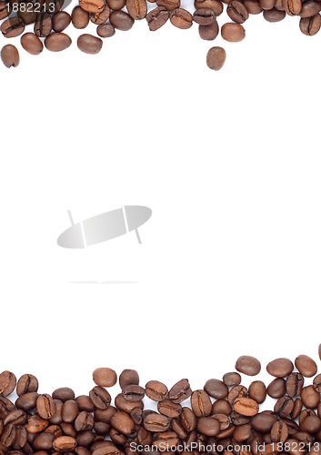 Image of Brown roasted coffee beans