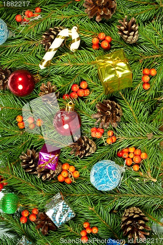 Image of Christmas background. Eve framework
