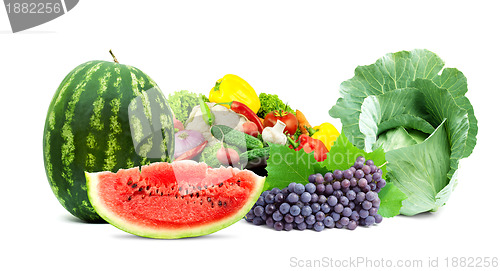 Image of Fresh fruits and vegetables