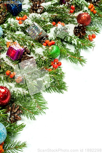 Image of Christmas background. Eve framework