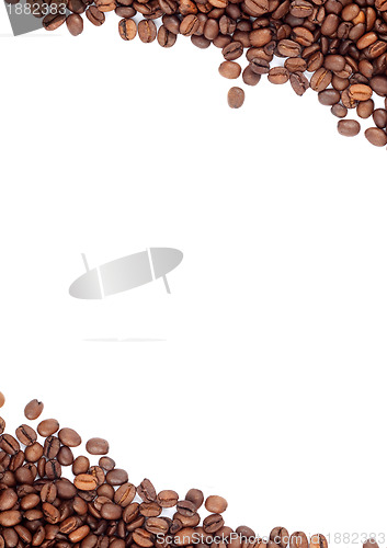Image of Brown roasted coffee beans