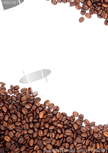 Image of Brown roasted coffee beans