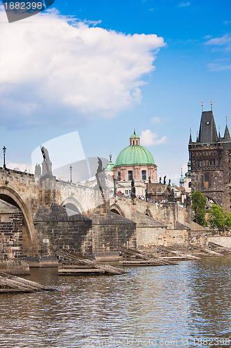 Image of Karlov or charles bridge in Prague