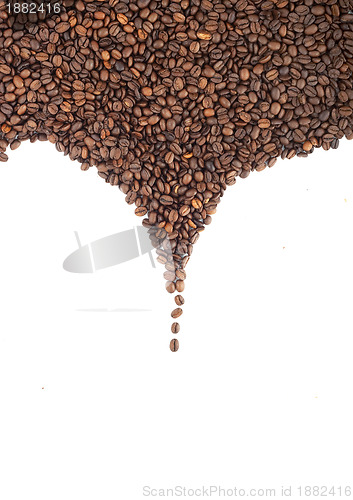 Image of Brown roasted coffee beans