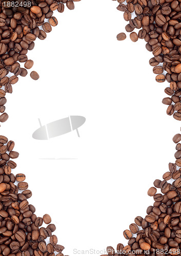 Image of Brown roasted coffee beans