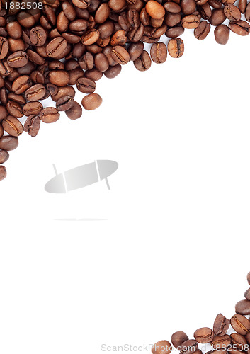 Image of Brown roasted coffee beans