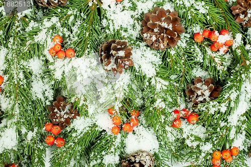 Image of Christmas background. Eve framework