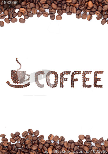 Image of Brown roasted coffee beans