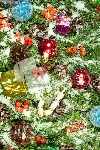 Image of Christmas background. Eve framework