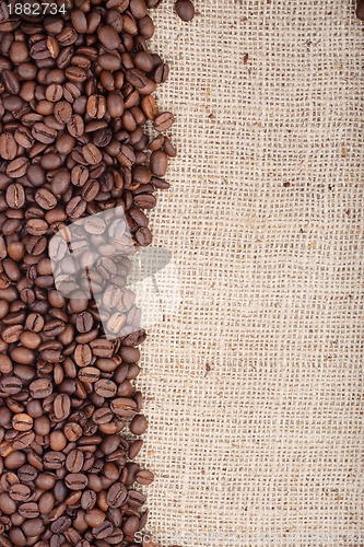 Image of Brown roasted coffee beans