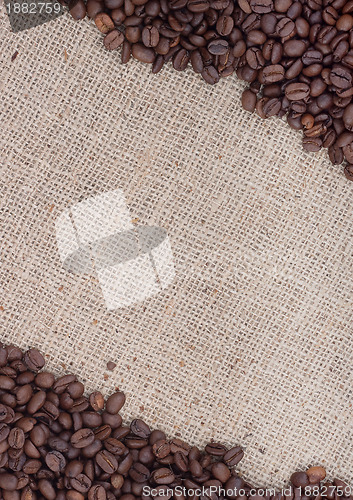 Image of Brown roasted coffee beans