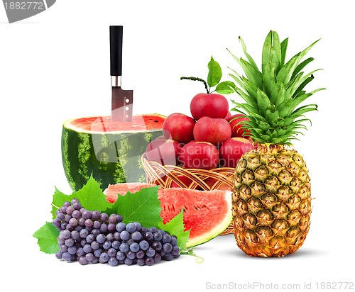 Image of Colorful healthy fresh fruit