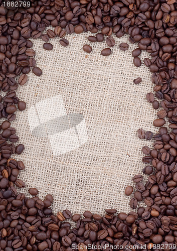 Image of Brown roasted coffee beans