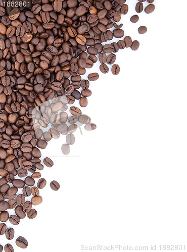 Image of Brown roasted coffee beans