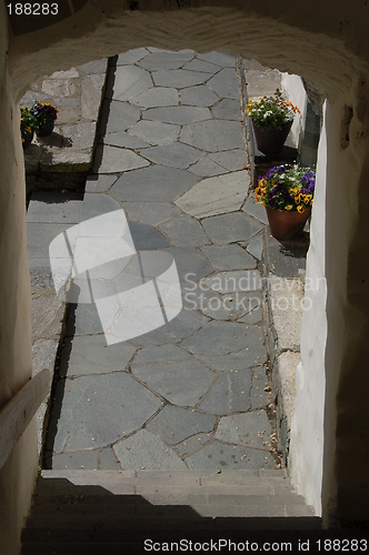 Image of stair and stones