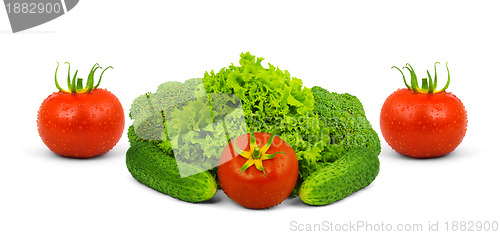 Image of Low-calorie raw vegetables