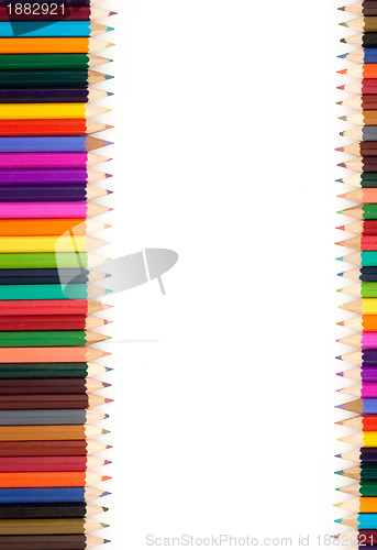 Image of Assortment of coloured pencils