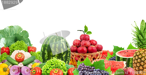 Image of Fresh fruits and vegetables
