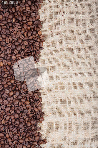 Image of Brown roasted coffee beans