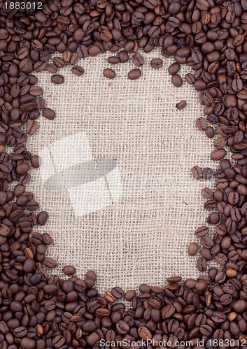 Image of Brown roasted coffee beans