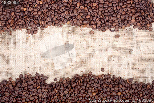 Image of Brown roasted coffee beans.