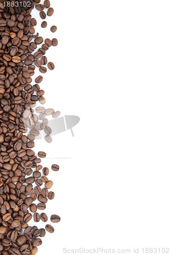 Image of Brown roasted coffee beans