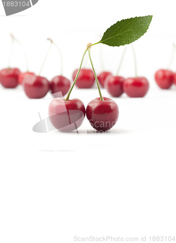 Image of Red cherries