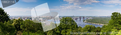 Image of Panorama of Kiev, Ukraine.