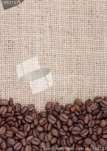 Image of Brown roasted coffee beans.