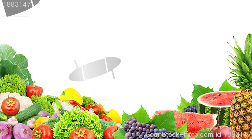Image of Fresh fruits and vegetables